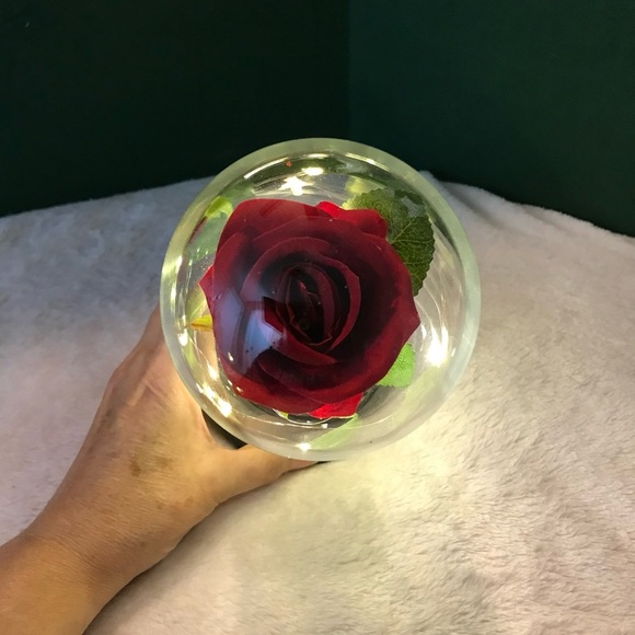 Just For You Eternal Preserved Rose In Glass Dome Happy Mothers Day Anniversary - Picture 6 of 13
